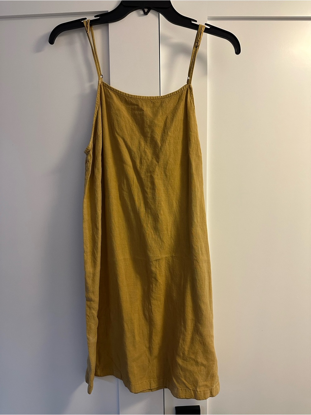 Rip Curl-Mustard Yellow Slip Dress with Adjustable Straps